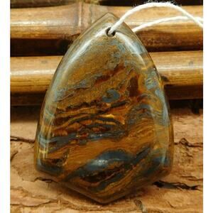 Huge Iron Tiger Eye Pendant Bead